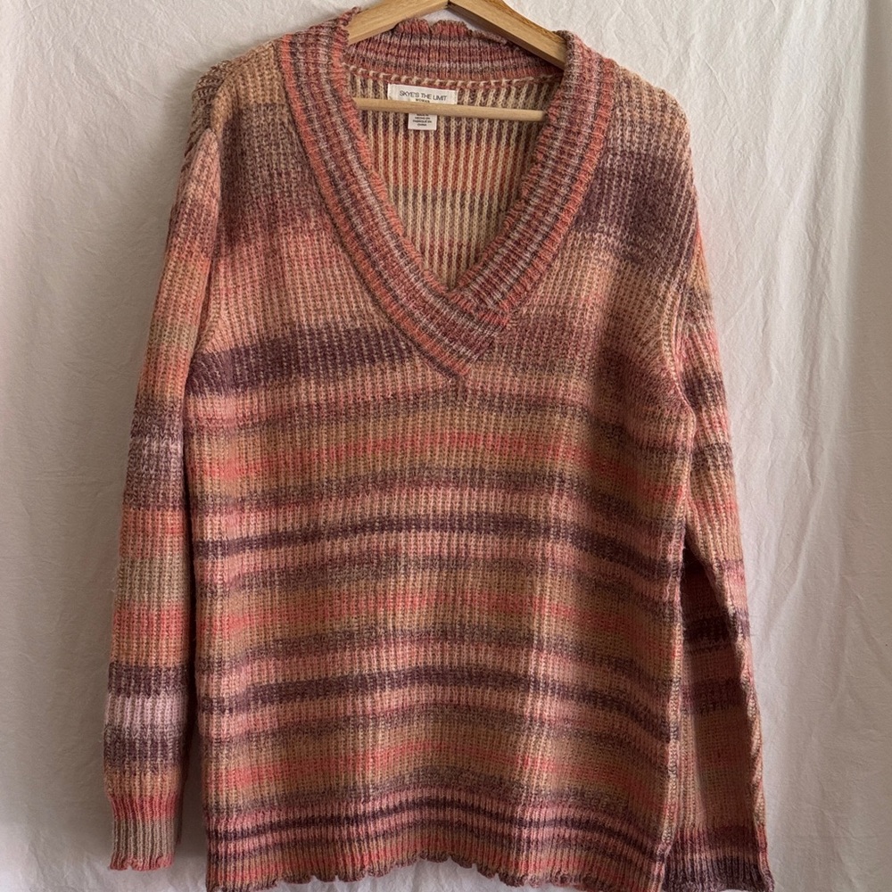 Skyes the Limit V-Neck Sweater